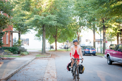 woman biking woman biking